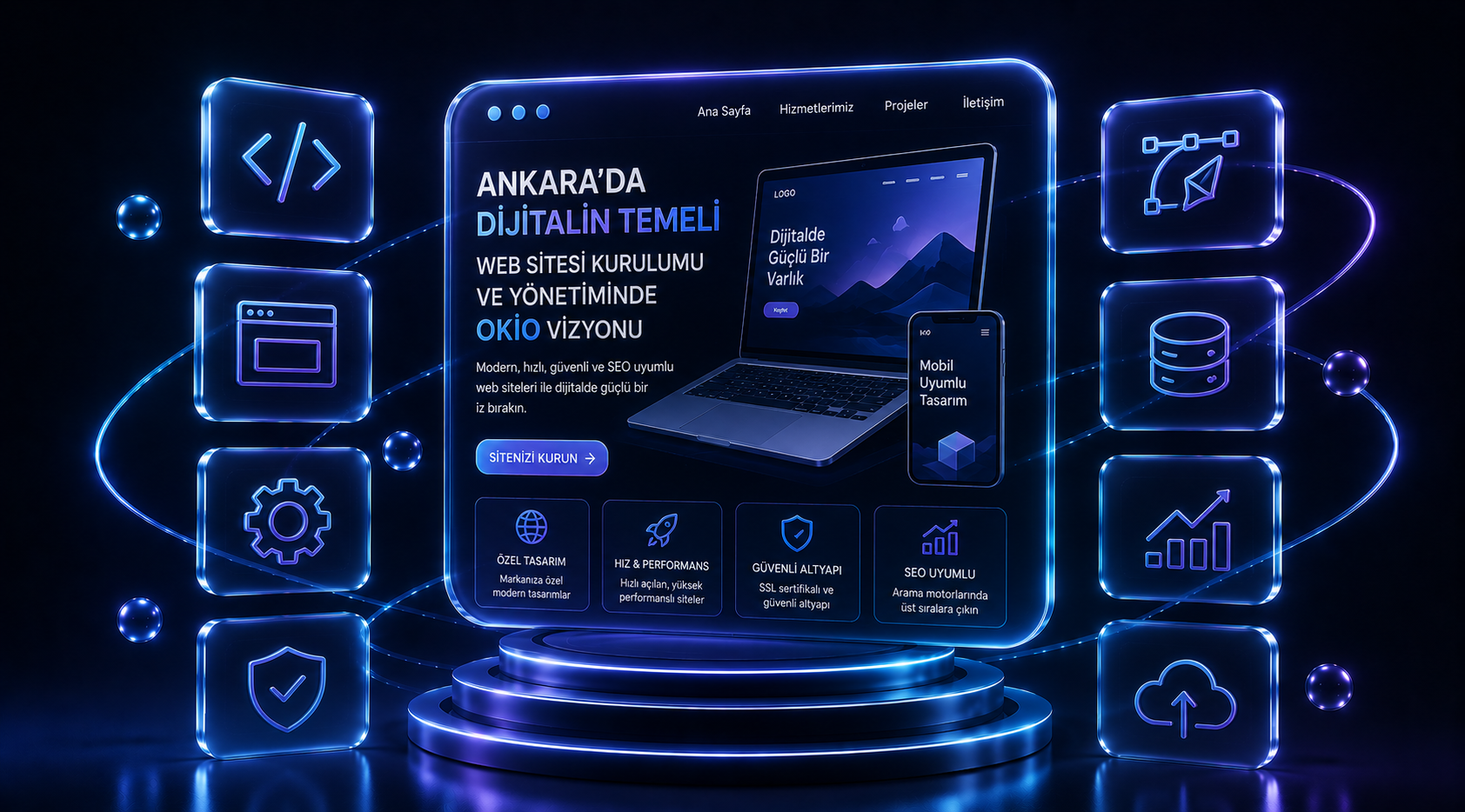 Ankara'da Dijitalin Temeli: Web Sitesi Kurulumu ve Yönetiminde Okio Vizyonu